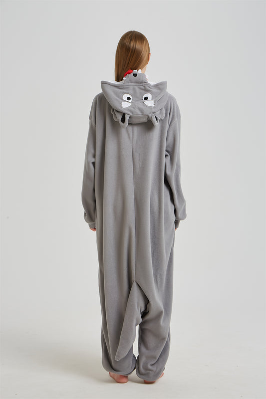 Rubylong Grey Wolf Onesie