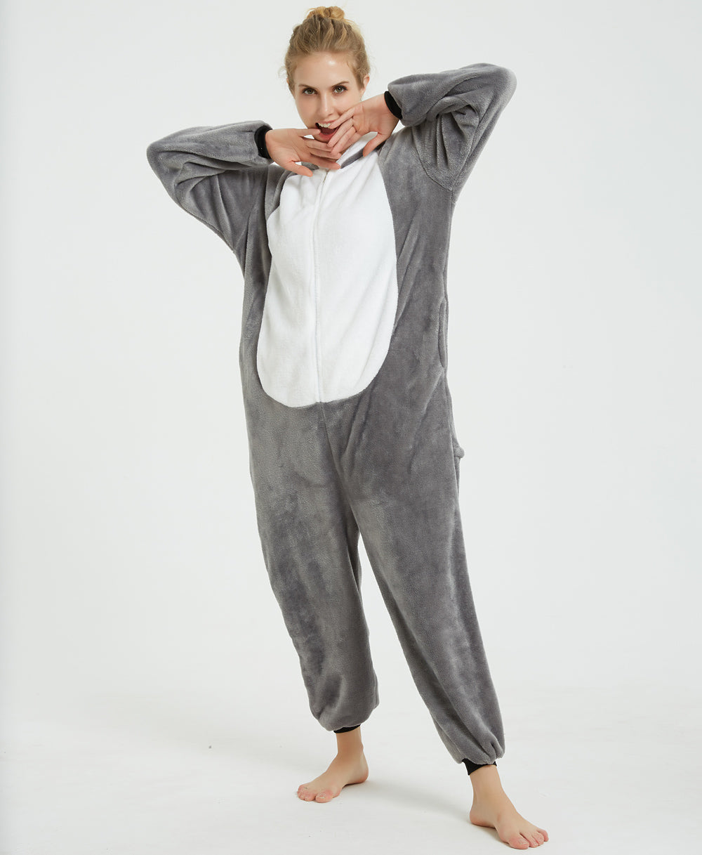 Rubylong Grey Husky Onesies