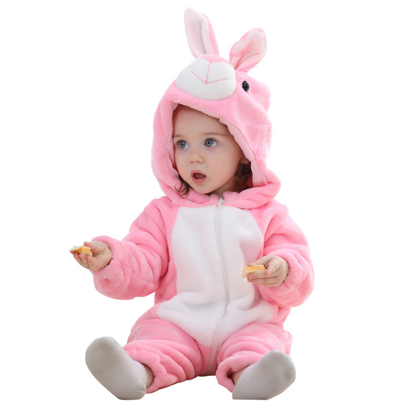 Rubylong Pink Rabbit Romper