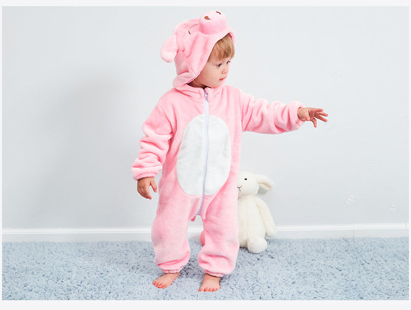 Rubylong Pink Pig Romper