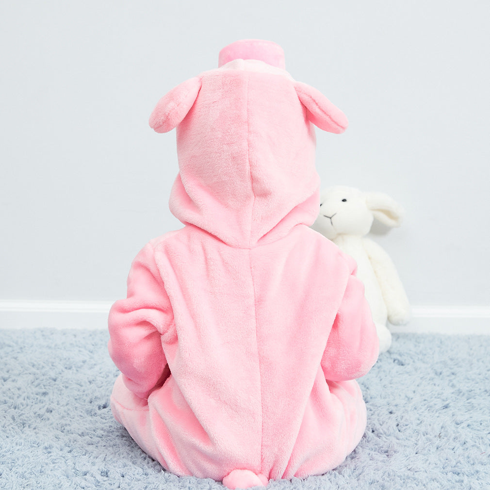 Rubylong Pink Pig Romper