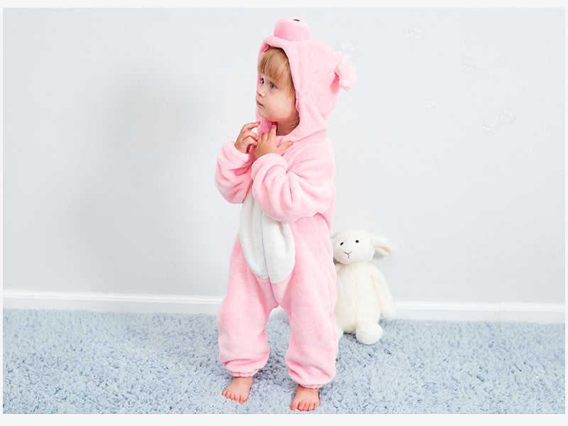 Rubylong Pink Pig Romper