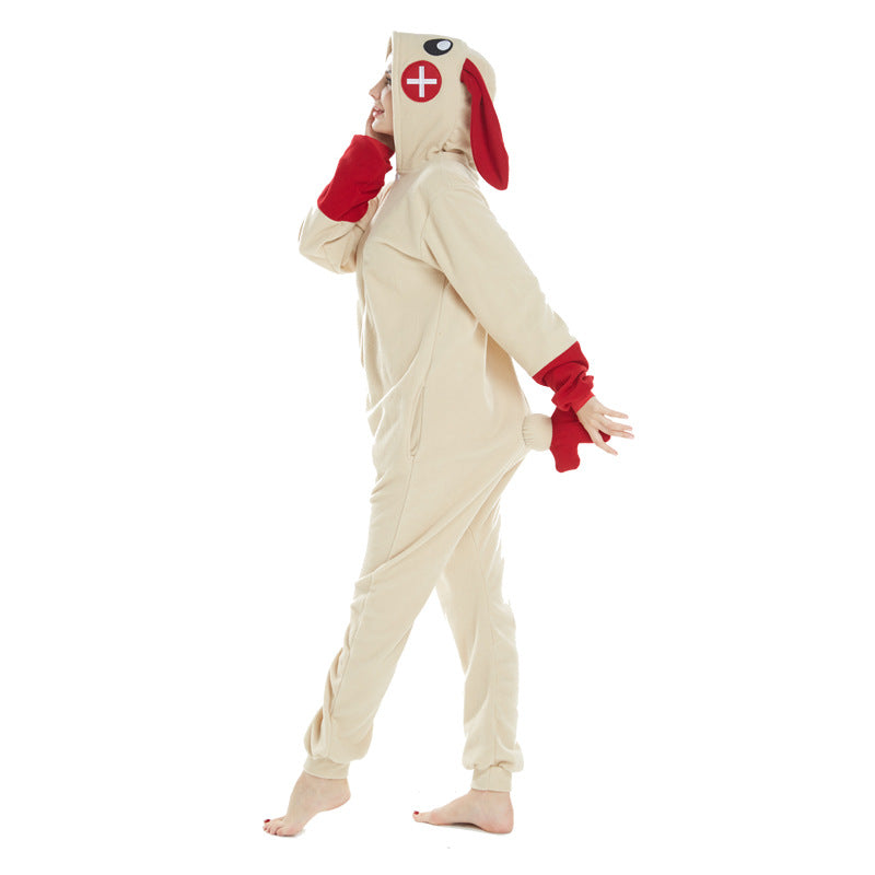 Rubylong Plus Red Rabbit Onesie