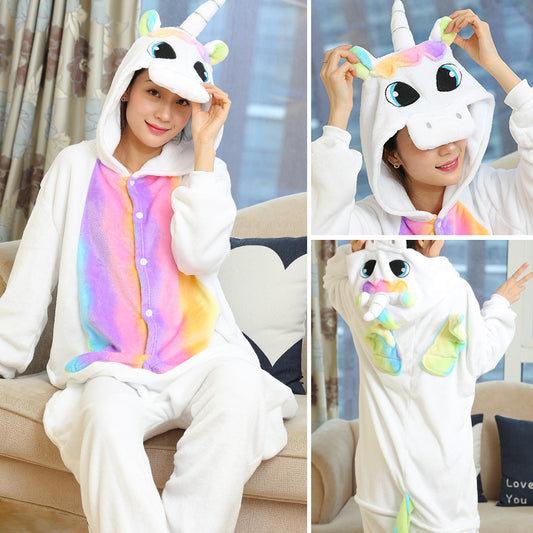 Rubylong Colorful Unicorn Onesies