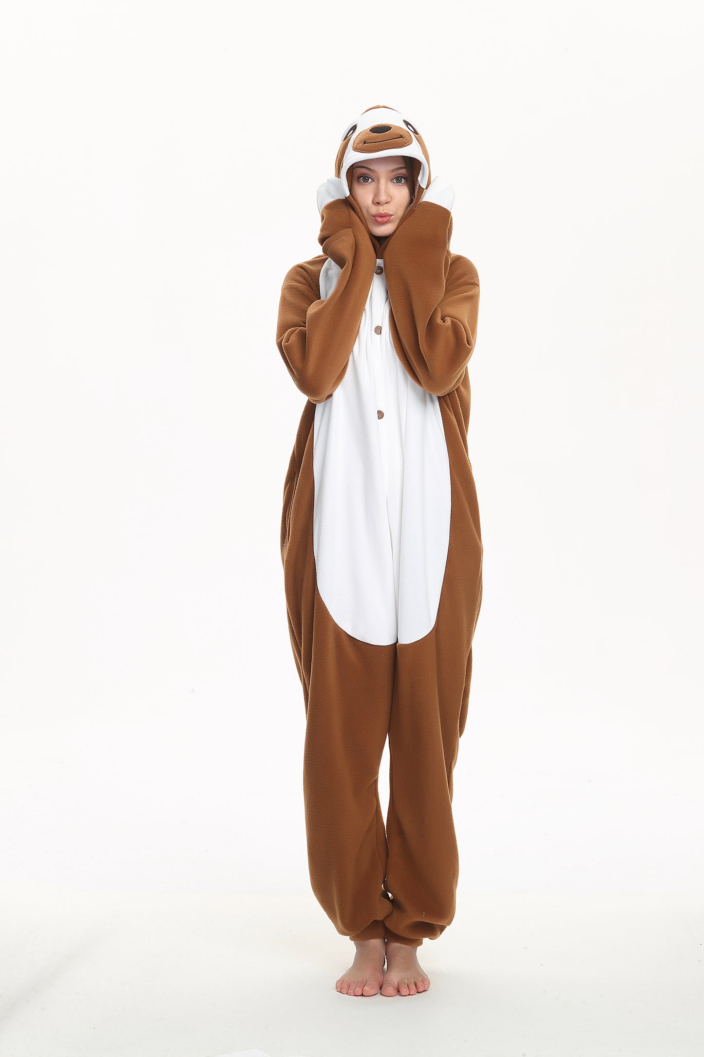 Rubylong Dark Sloth Onesie