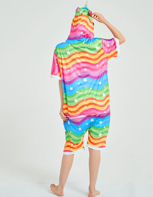 Rubylong Summer Seven Strip Pegasus Onesie