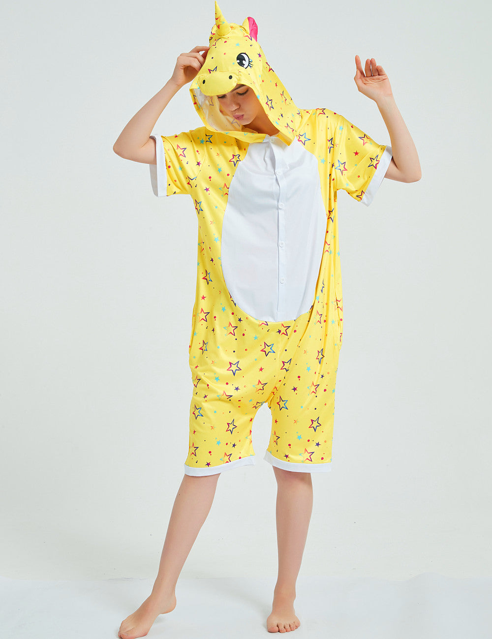 Rubylong Summer Yellow Star Pegasus Onesie