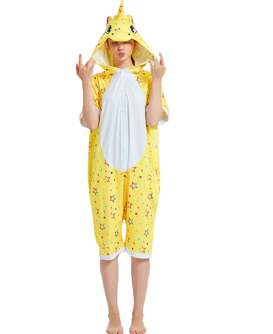 Rubylong Summer Yellow Star Pegasus Onesie