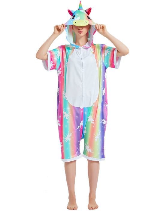 Rubylong Summer Color Strip Pegasus Onesie