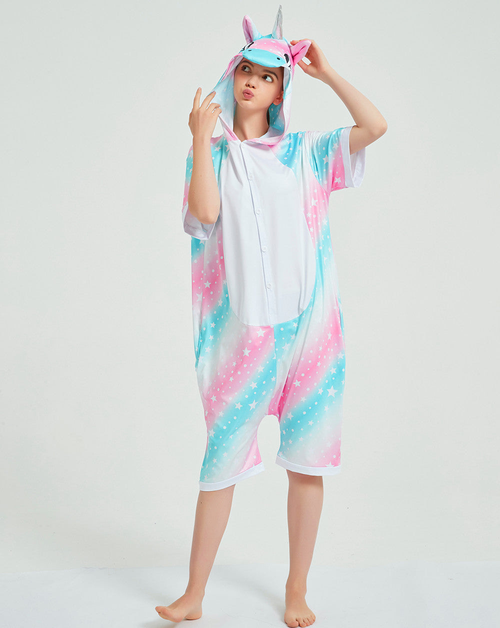 Rubylong Summer Light Star Sky Pegasus Onesie