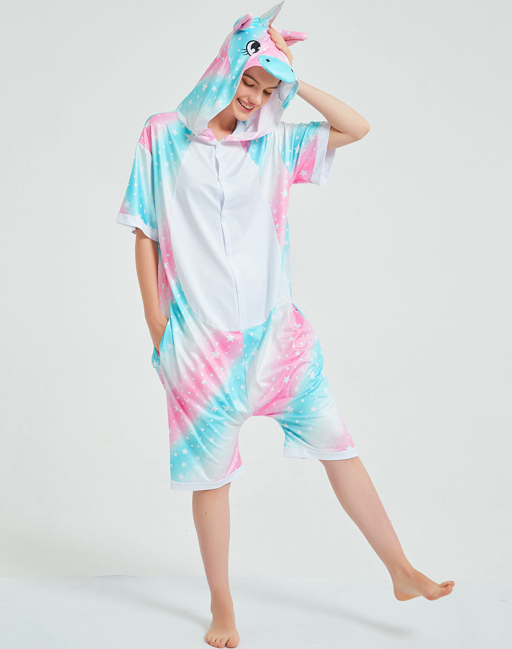 Rubylong Summer Light Star Sky Pegasus Onesie