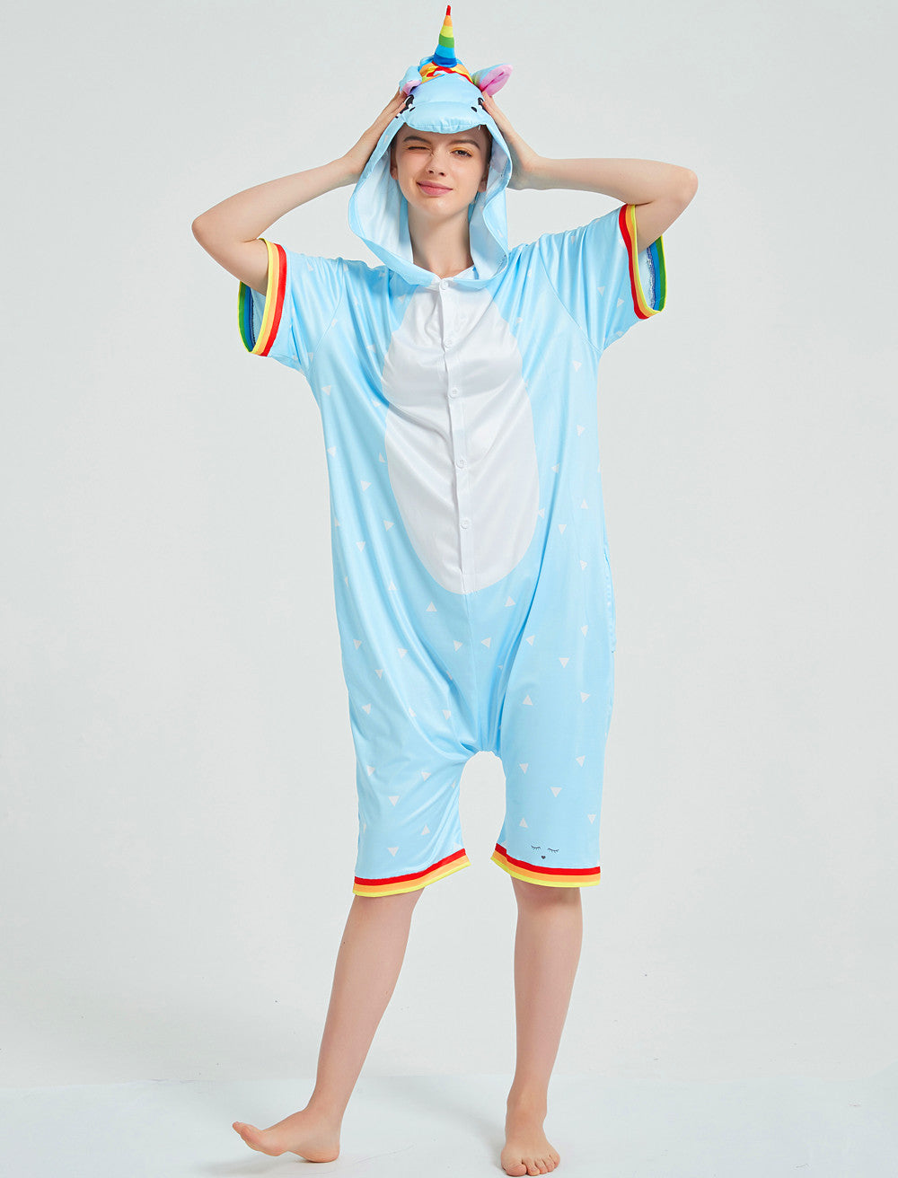 Rubylong Summer Color Sleeve Pegasus Onesie