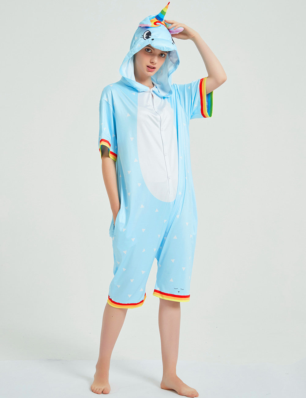 Rubylong Summer Color Sleeve Pegasus Onesie