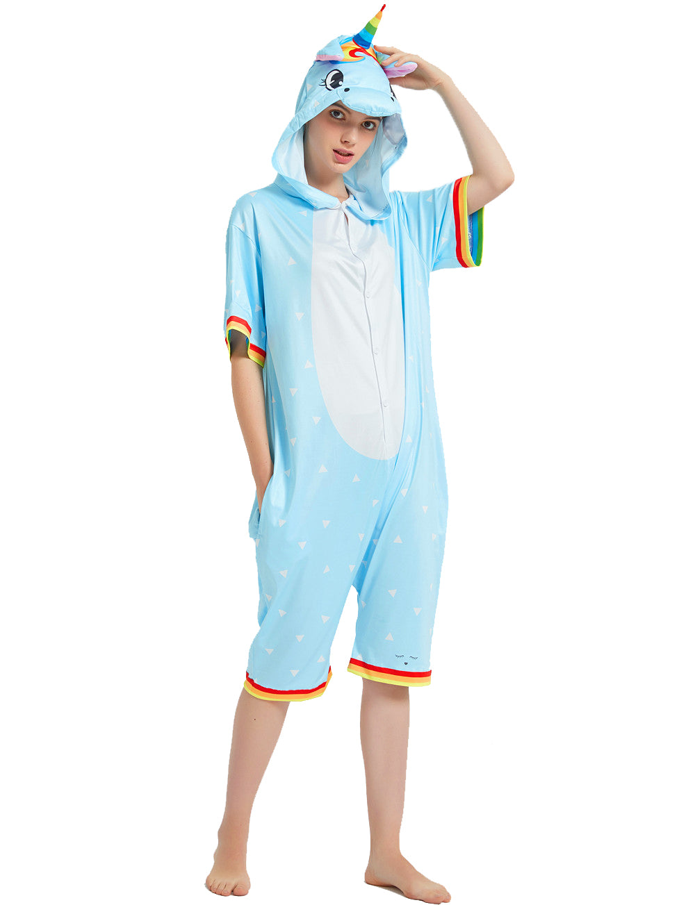 Rubylong Summer Color Sleeve Pegasus Onesie