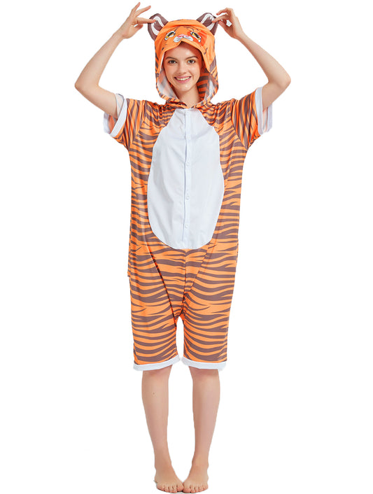 Rubylong Summer Jumping Tiger Onesie