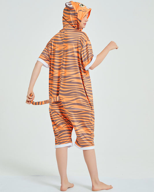 Rubylong Summer Jumping Tiger Onesie
