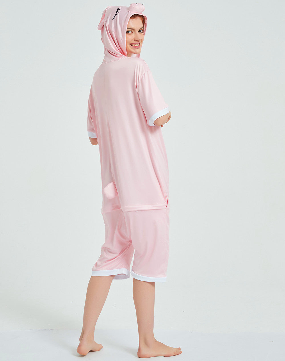Rubylong Summer Pink Pig Onesie