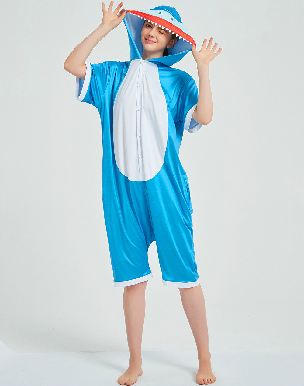 Rubylong Summer Shark Onesie
