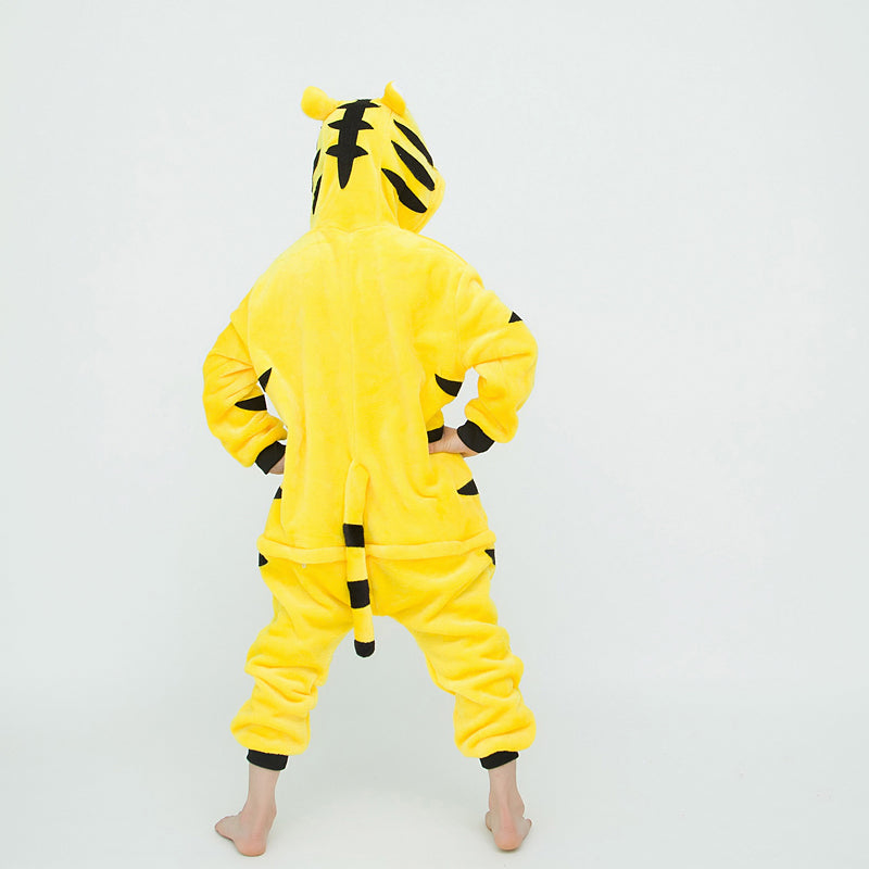 Kids Yellow Tiger Onesie