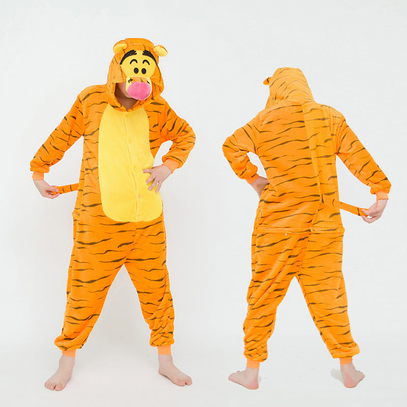Kids 3D Jumping Tiger Onesie