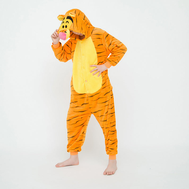 Kids 3D Jumping Tiger Onesie