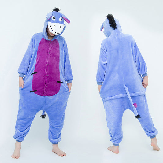 Kids Blue Donkey Onesie