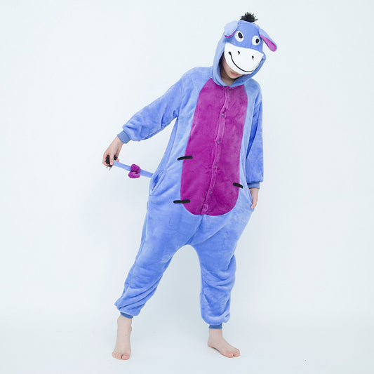 Kids Blue Donkey Onesie