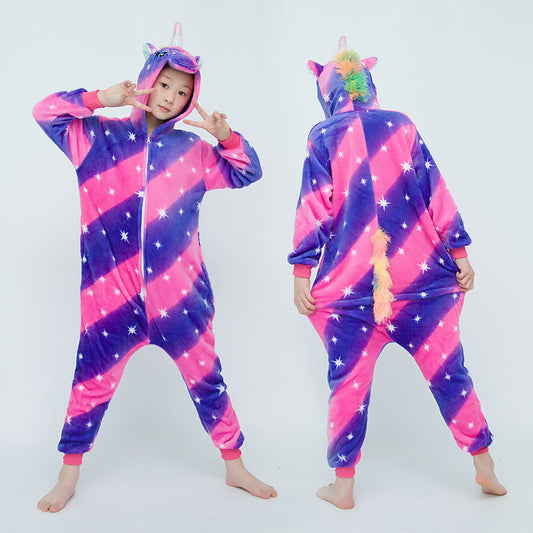 Kids Purple Color Pegasus Onesie
