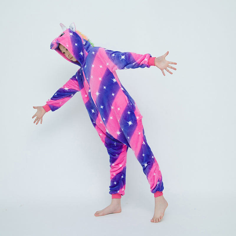 Kids Purple Color Pegasus Onesie