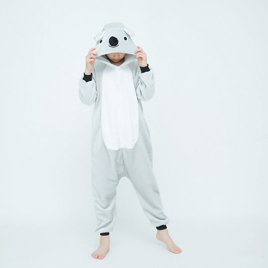 Kids Grey Koala Onesie