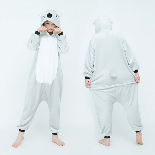 Kids Grey Koala Onesie