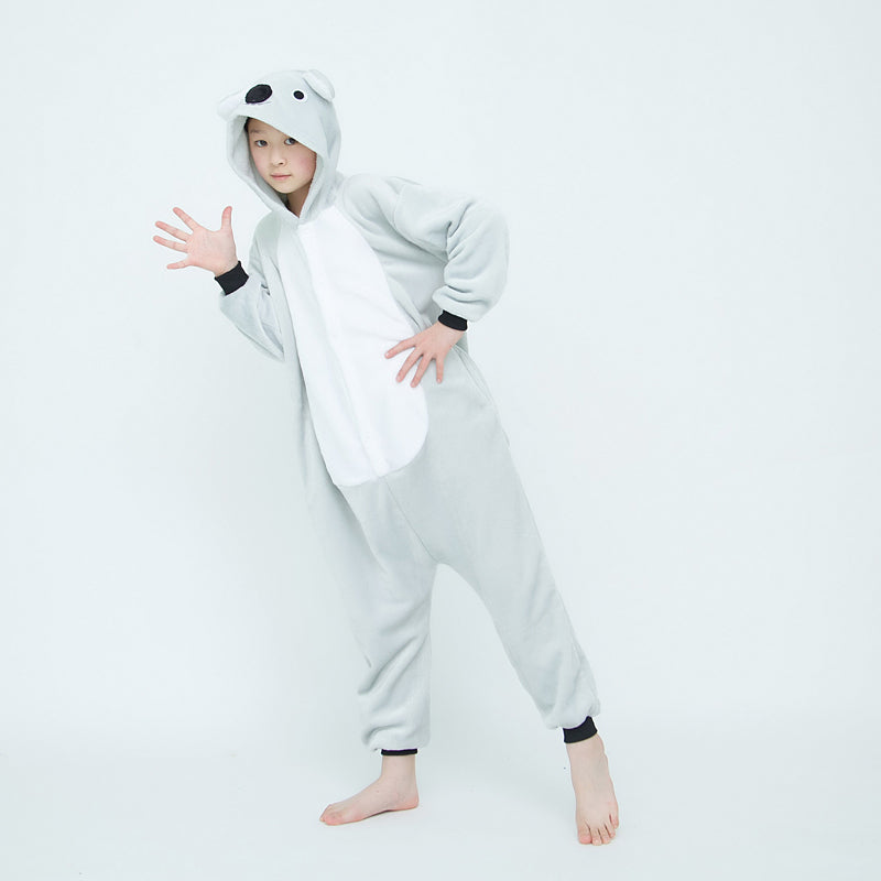 Kids Grey Koala Onesie