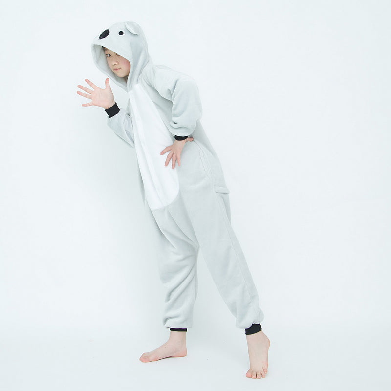 Kids Grey Koala Onesie