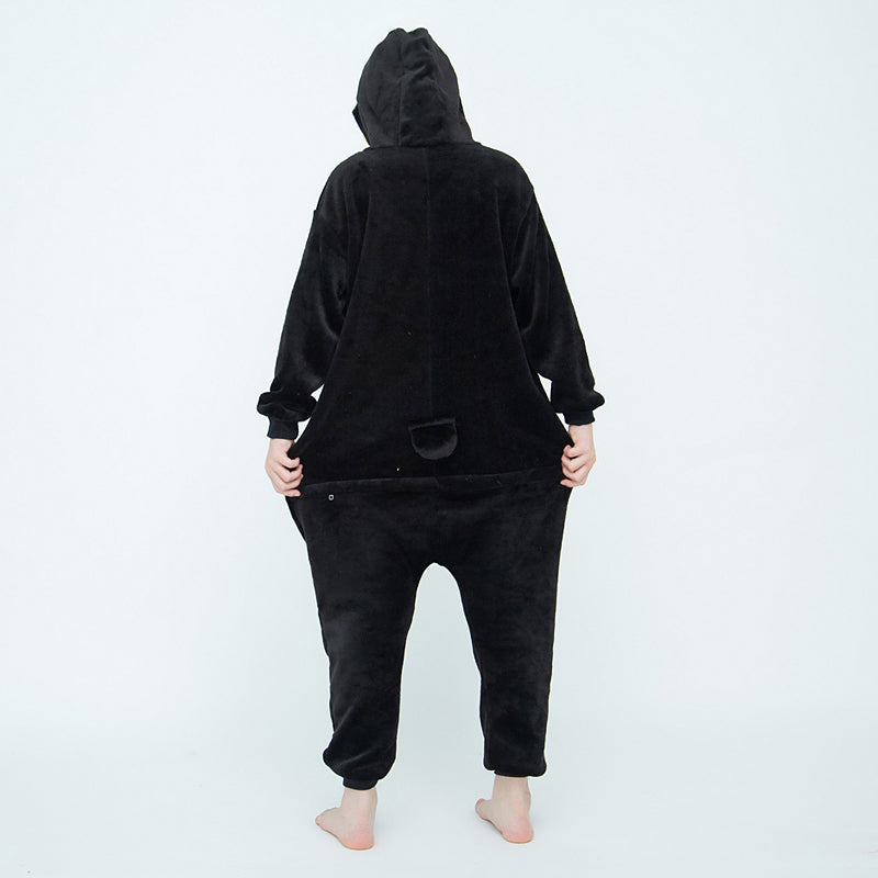 Kids Black Penguin Onesie