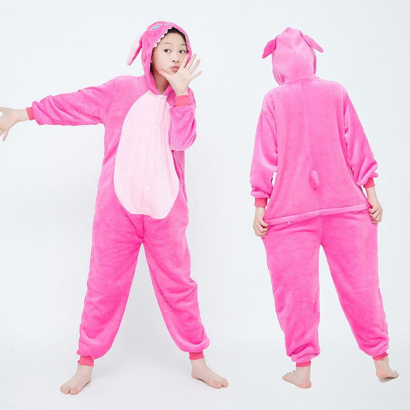 Kids Pink Stitch Onesie