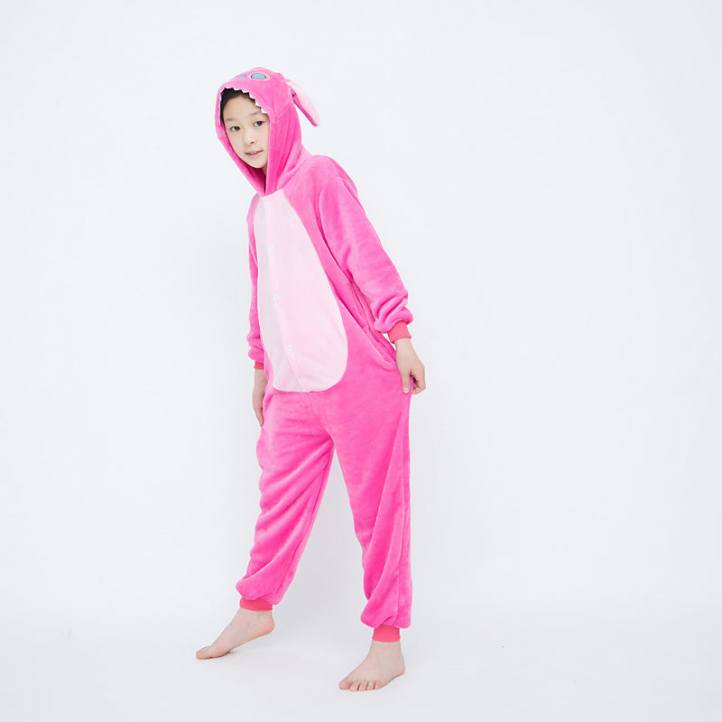 Kids Pink Stitch Onesie