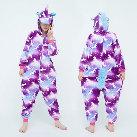 Kids Purple Night Pegasus Onesie