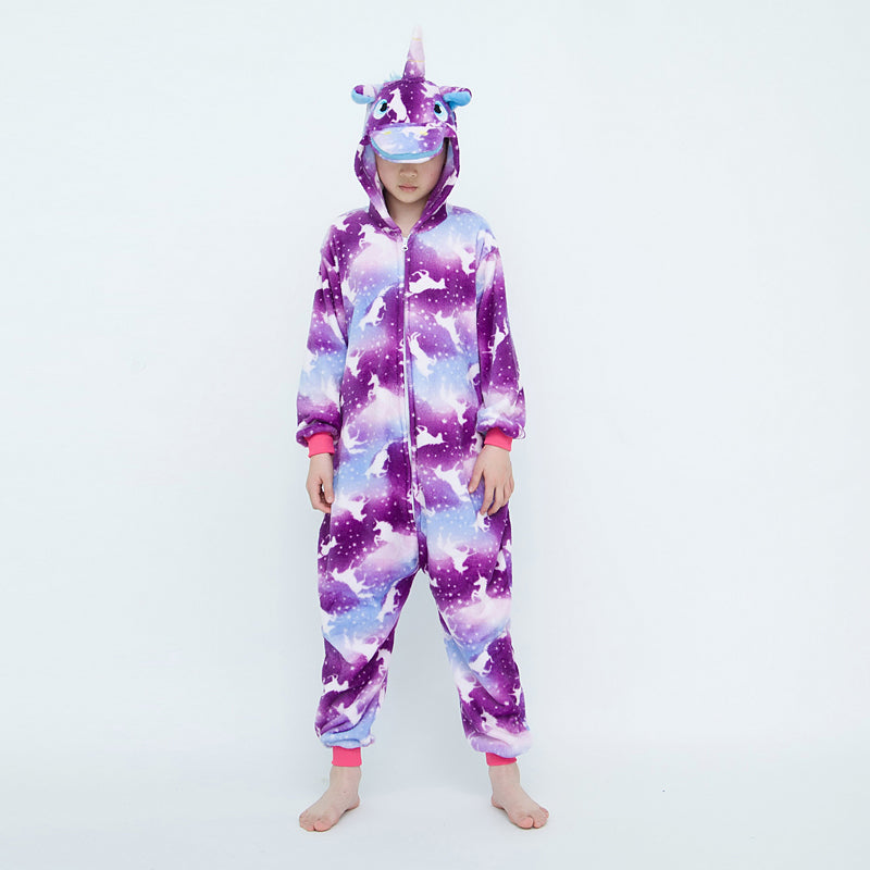 Kids Purple Night Pegasus Onesie