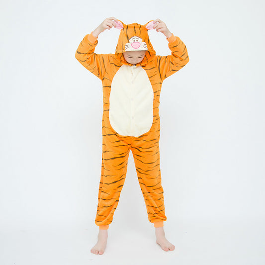 Kids Jumping Tiger Onesie