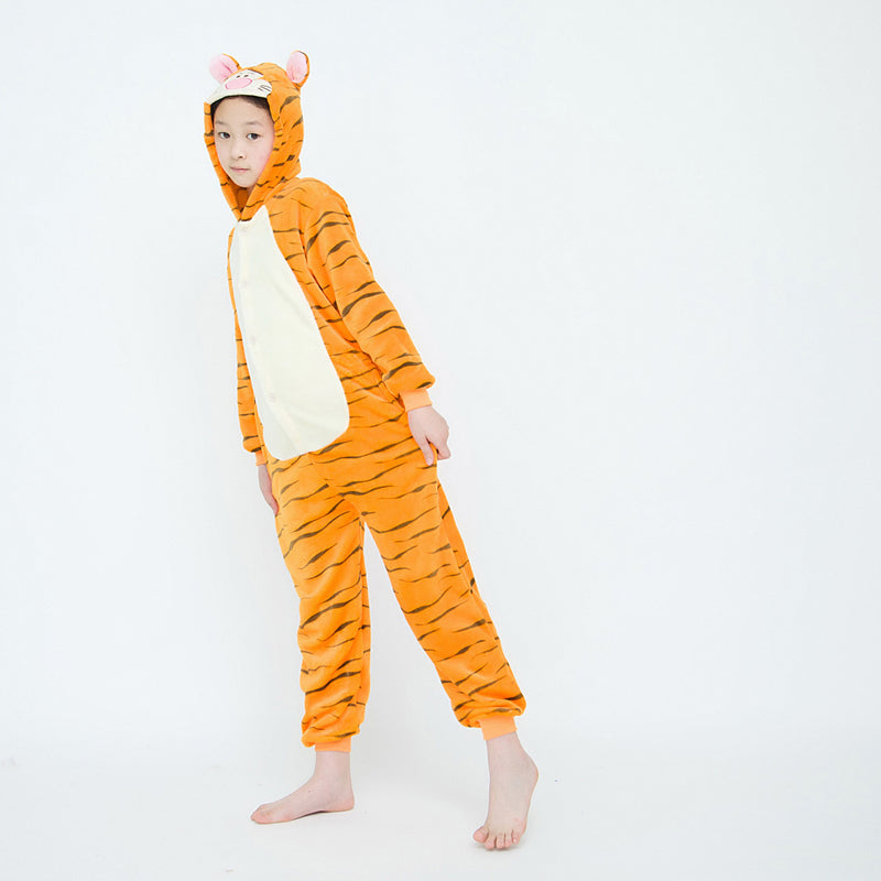 Kids Jumping Tiger Onesie