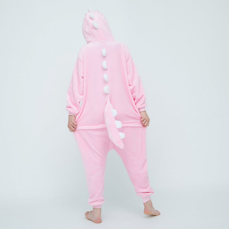 Kids Pink Dinosaur Onesie