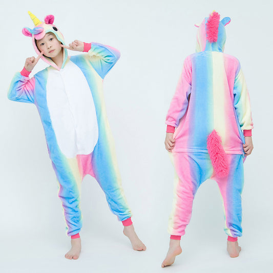 Kids Three Rainbow Pegasus Onesie