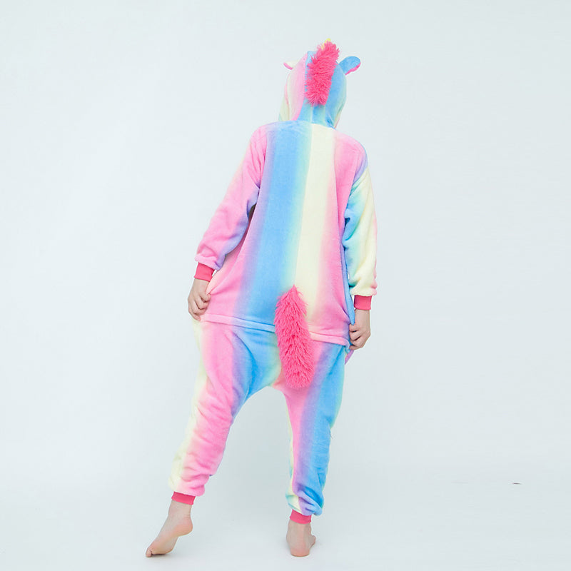 Kids Three Rainbow Pegasus Onesie