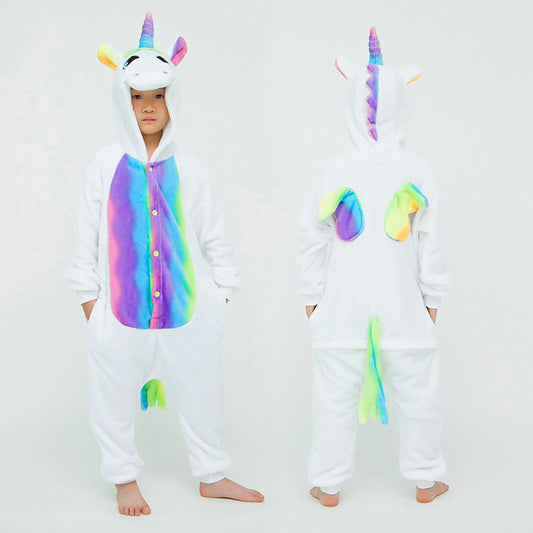 Kids Colorful Unicorn Onesie
