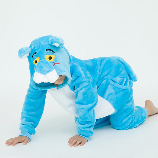 Kids Blue Panther Onesie