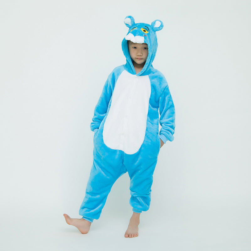 Kids Blue Panther Onesie