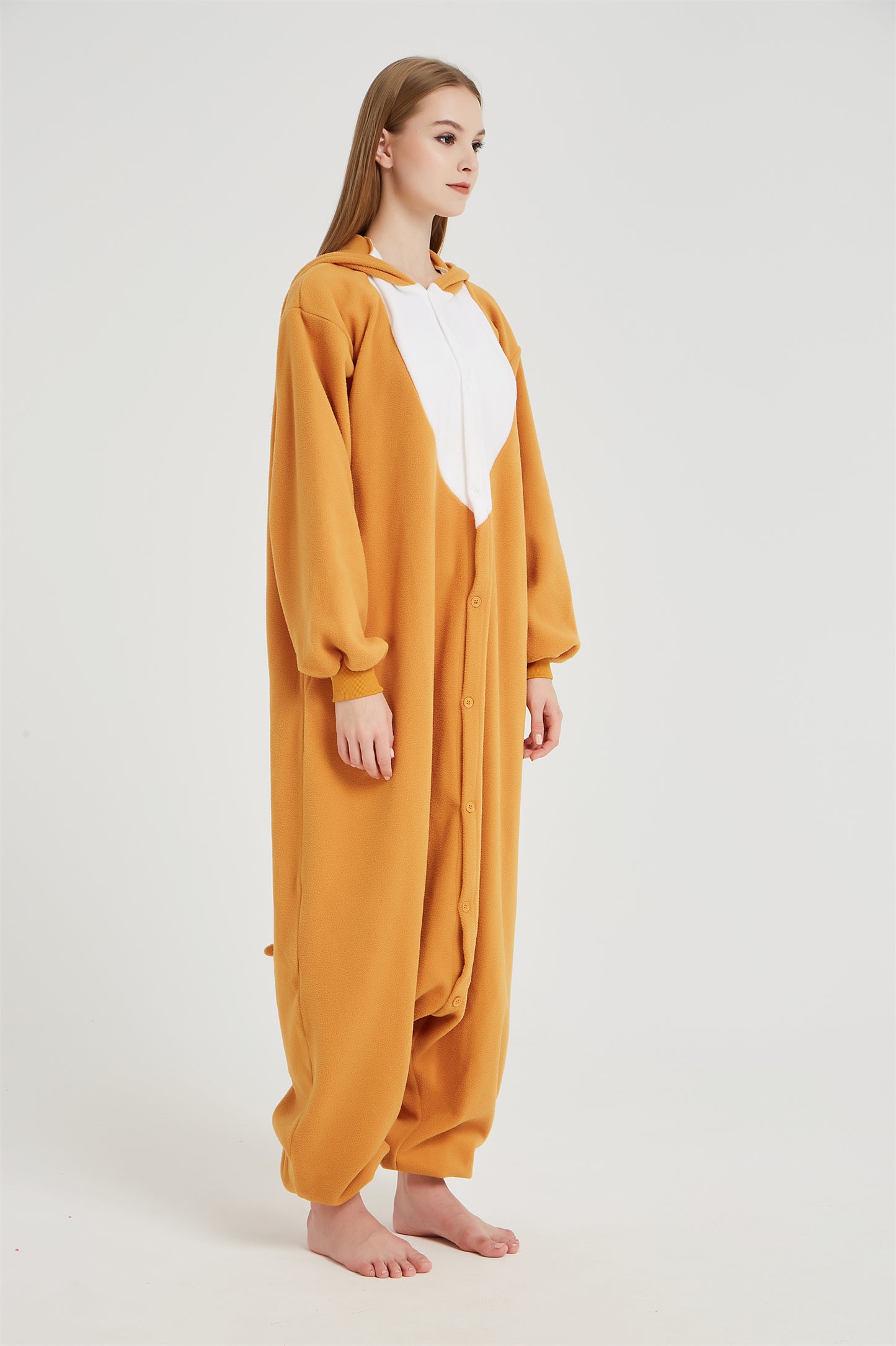 Rubylong Brown Christmas Deer Onesie