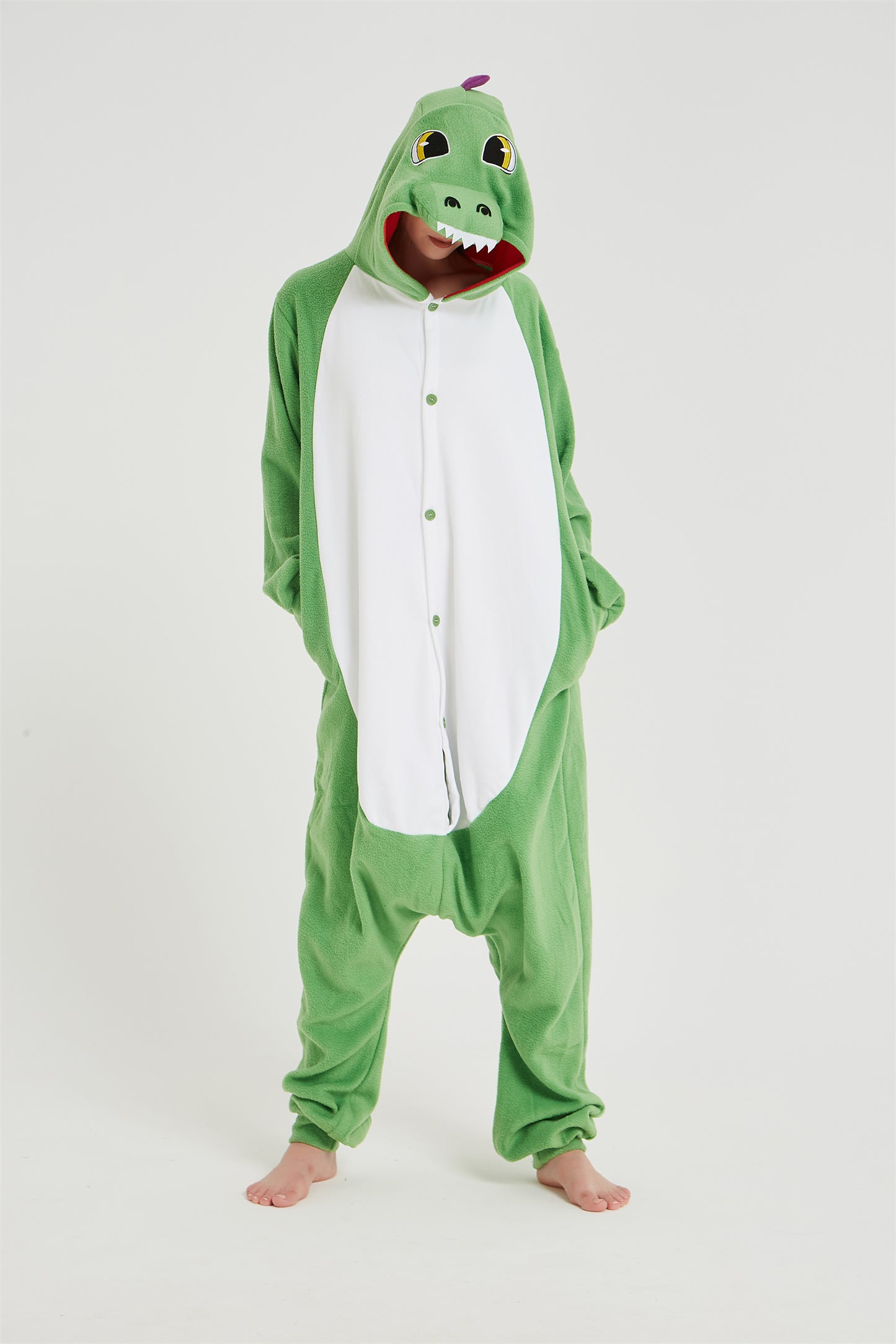 Rubylong Green Dragon Onesie