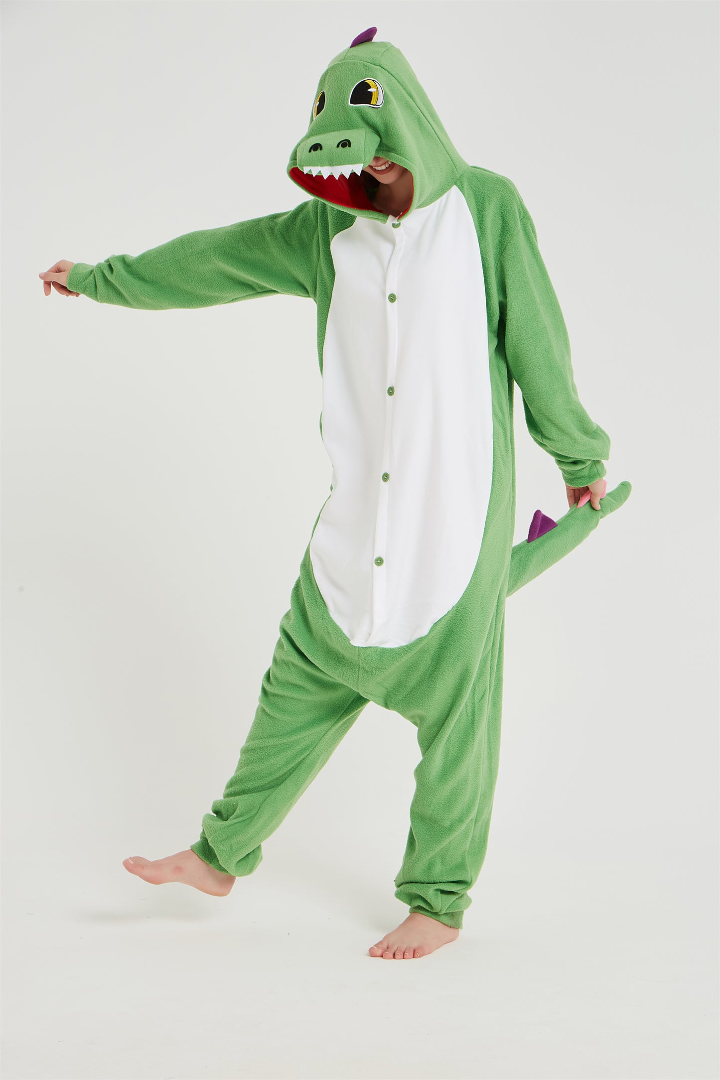 Rubylong Green Dragon Onesie