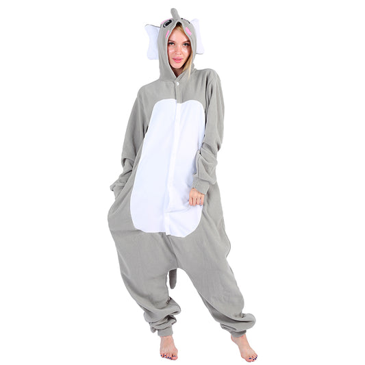 Rubylong Grey Elephant Onesie